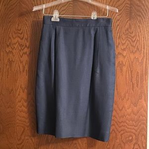 Talbots Navy Skirt